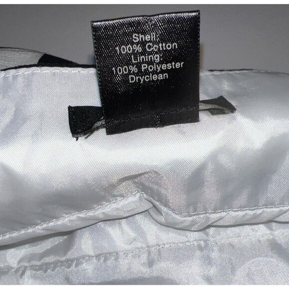 Ann Taylor Mini Skirt Ivory and Black Textured Women’s 10 Excellent! - Picture 6 of 9